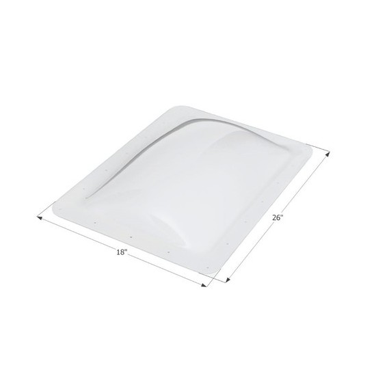 (ICON) DOME 14PO X 22P WHITE