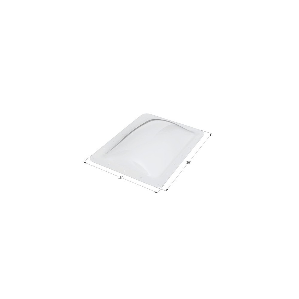 (ICON) DOME 14PO X 22P WHITE