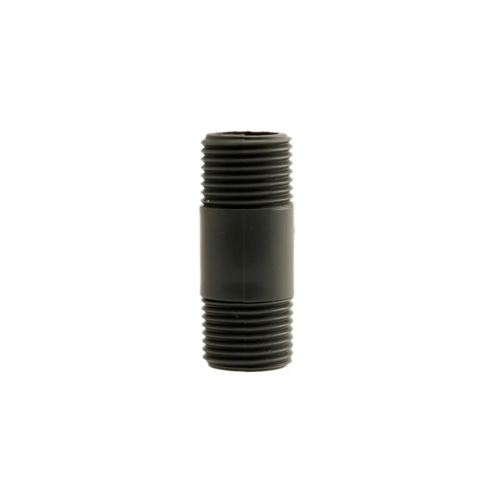 2574078 (PLUMBEEZE) MAMELON EN PVC FILETÉ 1/2 PO X 1-1/2 PO