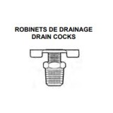 741-830 (BISMAR) ROBINET DE DRAINAGE 3/8 PO MPT
