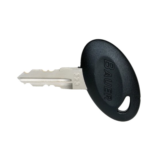 013-689348 (BAUER) CLÉ DE REMPLACEMENT POUR SERRURE DE VR, CODE 348