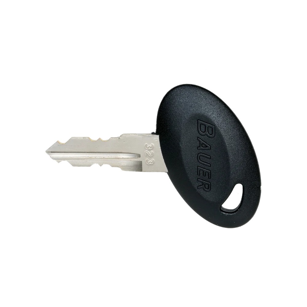 013-689348 (BAUER) CLÉ DE REMPLACEMENT POUR SERRURE DE VR, CODE 348