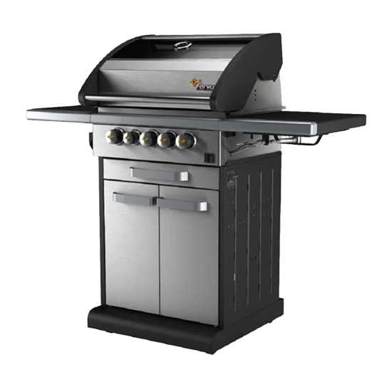 (FERVOR) BARBECUE 30000BTU ACIER INOXYBABLE