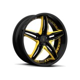 Black Yellow Wheel Cover 13 Inch For Four-Wheel