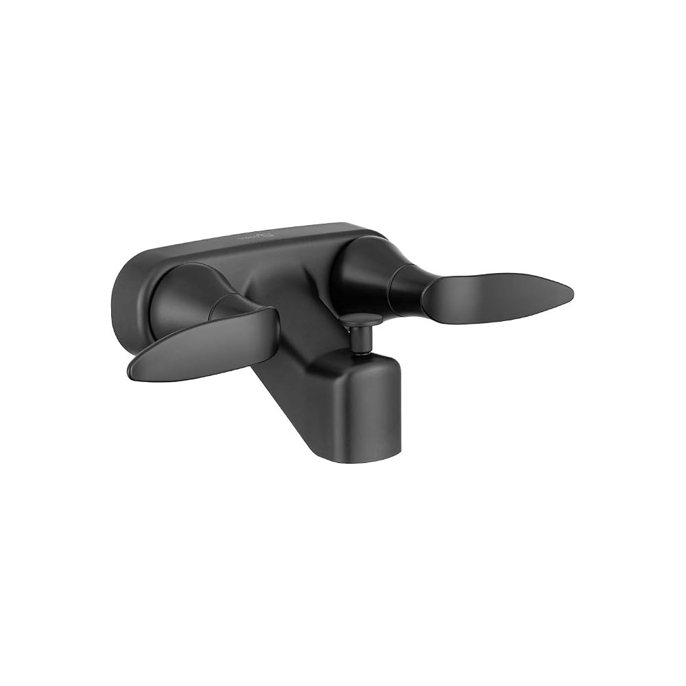 (DURA) ROBINET DE BAIN, 4PO, NOIR MAT