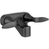 (DURA) ROBINET DE BAIN, 4PO, NOIR MAT