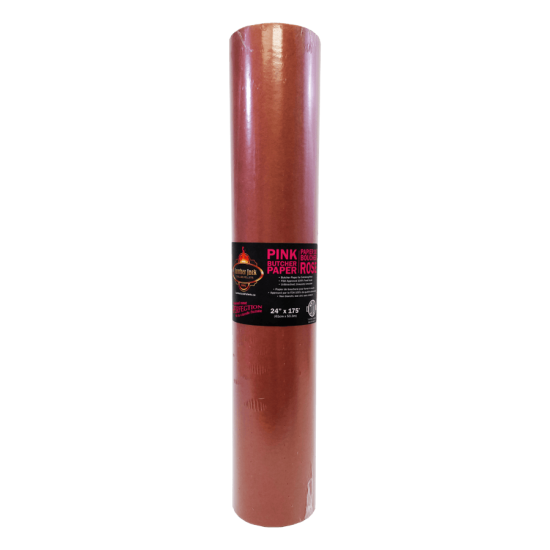 BP-24-175 (LUMBER JACK) PAPIER DE BOUCHER ROSE 24 PO X 175 PI