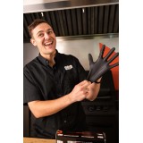 QC1194 (BBQ) GANTS EN NITRILE NOIR X-LARGE