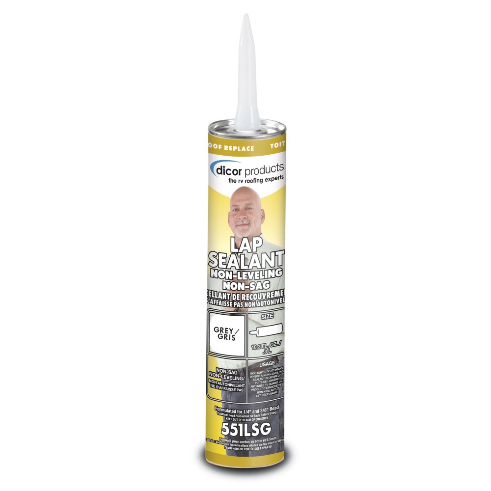 551LSG-1 (DICOR) SCELLANT DE TOIT NON AUTONIVELANT GRIS 10,3 OZ