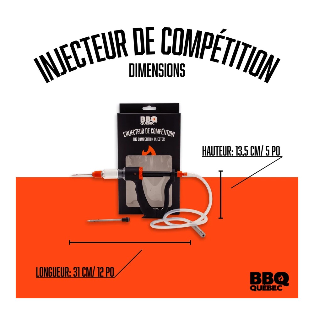 QC1113 (BBQ QUÉBEC) INJECTEUR DE COMPÉTITION POUR BBQ