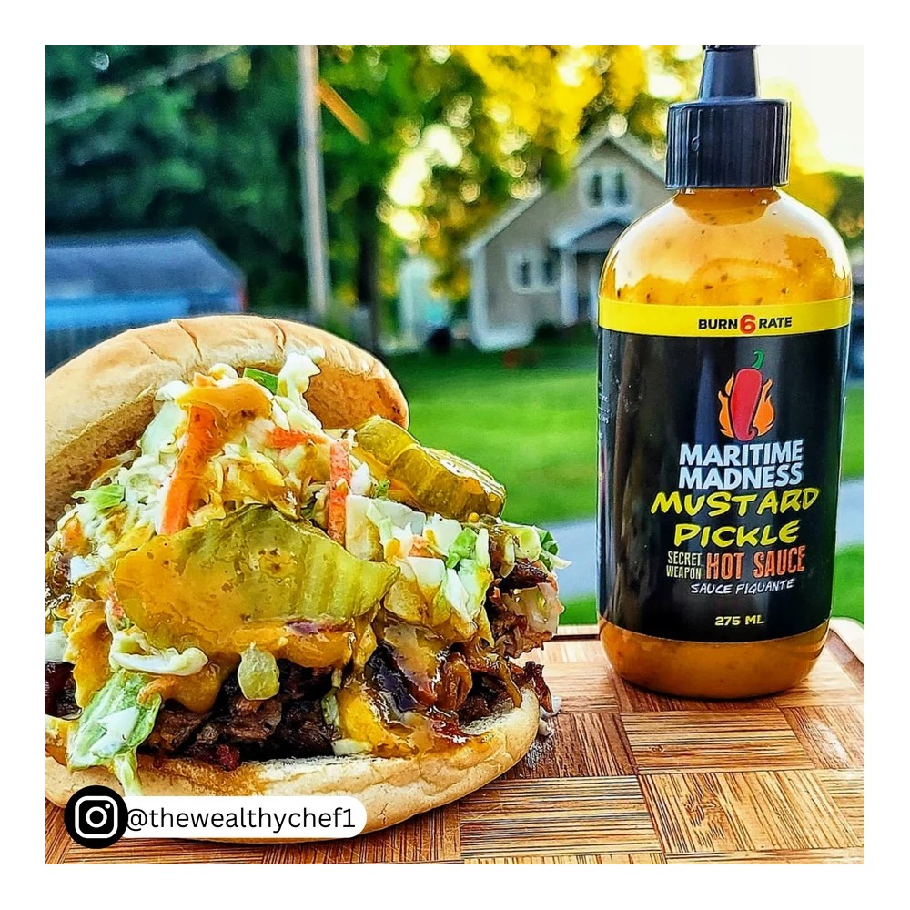 779 (MARITIME MADNESS) SAUCE PIQUANTE MUSTARD PICKLE