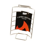 QC1125 (BBQ QUÉBEC) SUPPORT À CÔTES LEVÉES EN ACIER INOXYDABLE