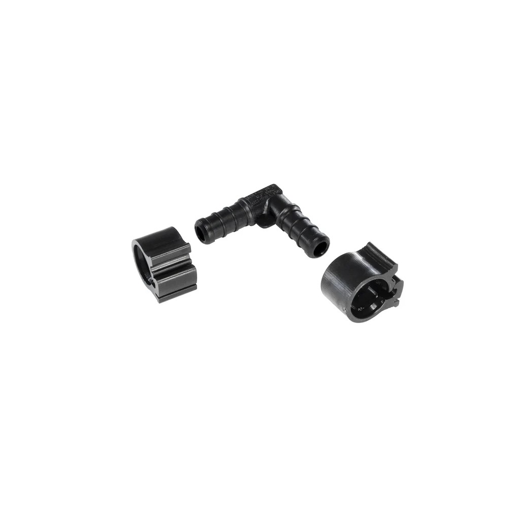 E30800 (ELKHART) COUDE PEXLOCK 1/2 PO X 1/2 PO
