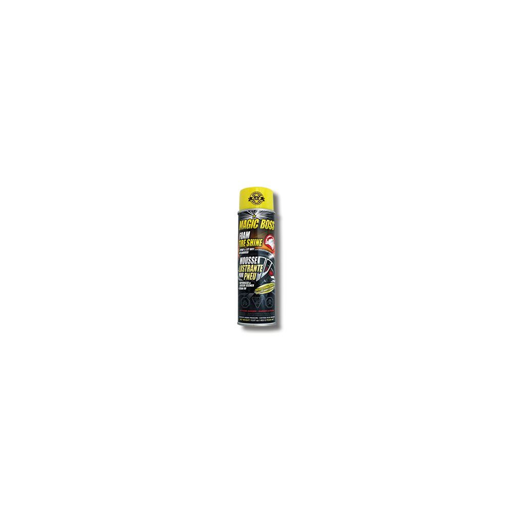 2250 (MAGIC BOSS) MOUSSE LUSTRANTE POUR PNEUS – 453 G