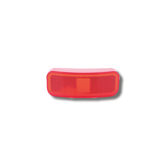 A44RBP (OPTRONICS) LENTILLE ROUGE DE FEU DE POSITION RECTANGULAIRE