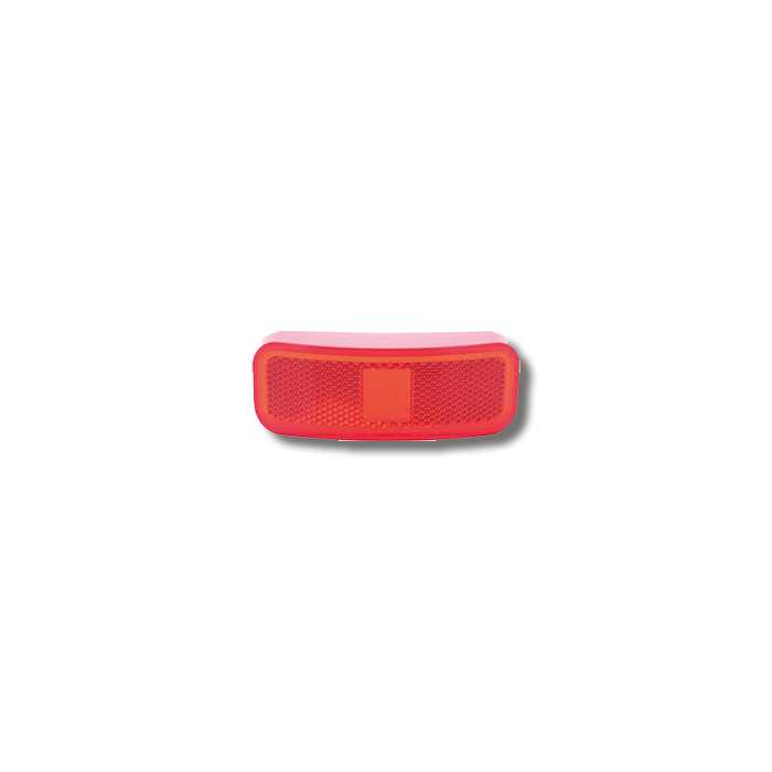 A44RBP (OPTRONICS) LENTILLE ROUGE DE FEU DE POSITION RECTANGULAIRE