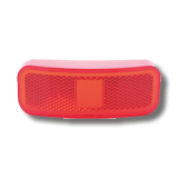 A44RBP (OPTRONICS) LENTILLE ROUGE DE FEU DE POSITION RECTANGULAIRE