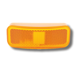 A44ABP (OPTRONICS) LENTILLE AMBRE DE FEU DE POSITION LATÉRAL OVAL