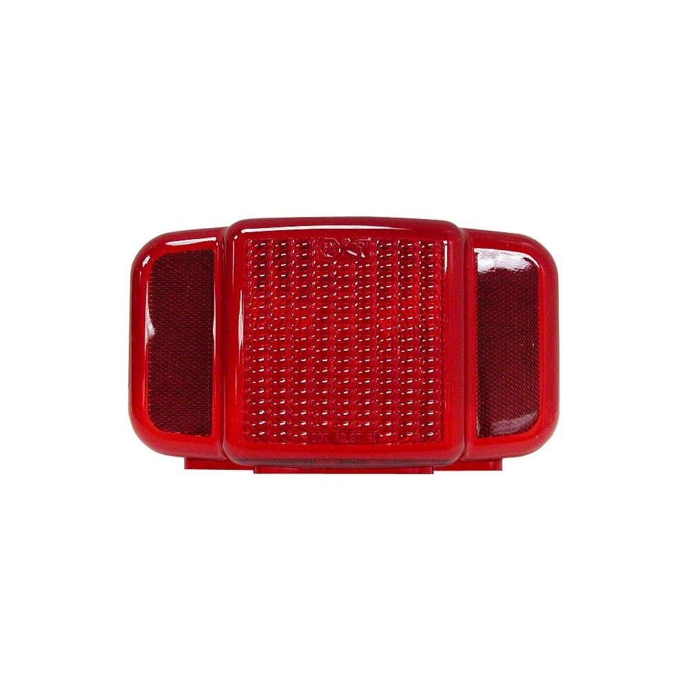B457-15 (PETERSON)TRAILER LIGHT LENS, RED, RECTANGULAR