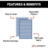 2021028031 (LIPPERT) TAPIS DE SOL RÉVERSIBLE 8 PI X 16 PI BLEU