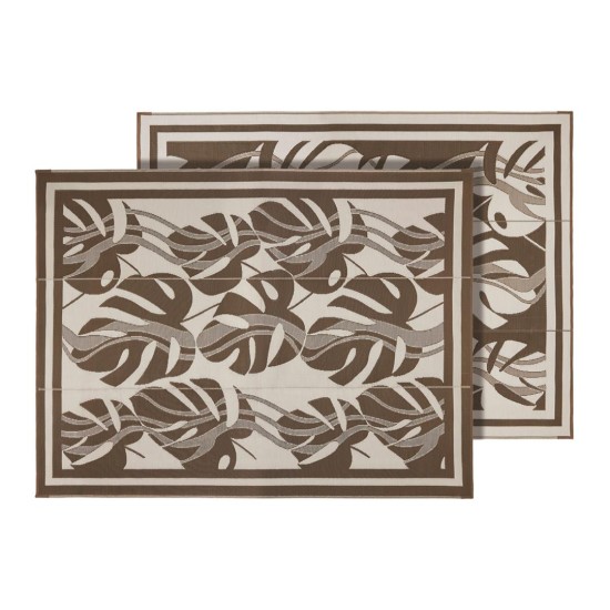 48934 (FAULKNER) TAPIS DE SOL RÉVERSIBLE SAHARA BRUN 9 PI X 18 PI