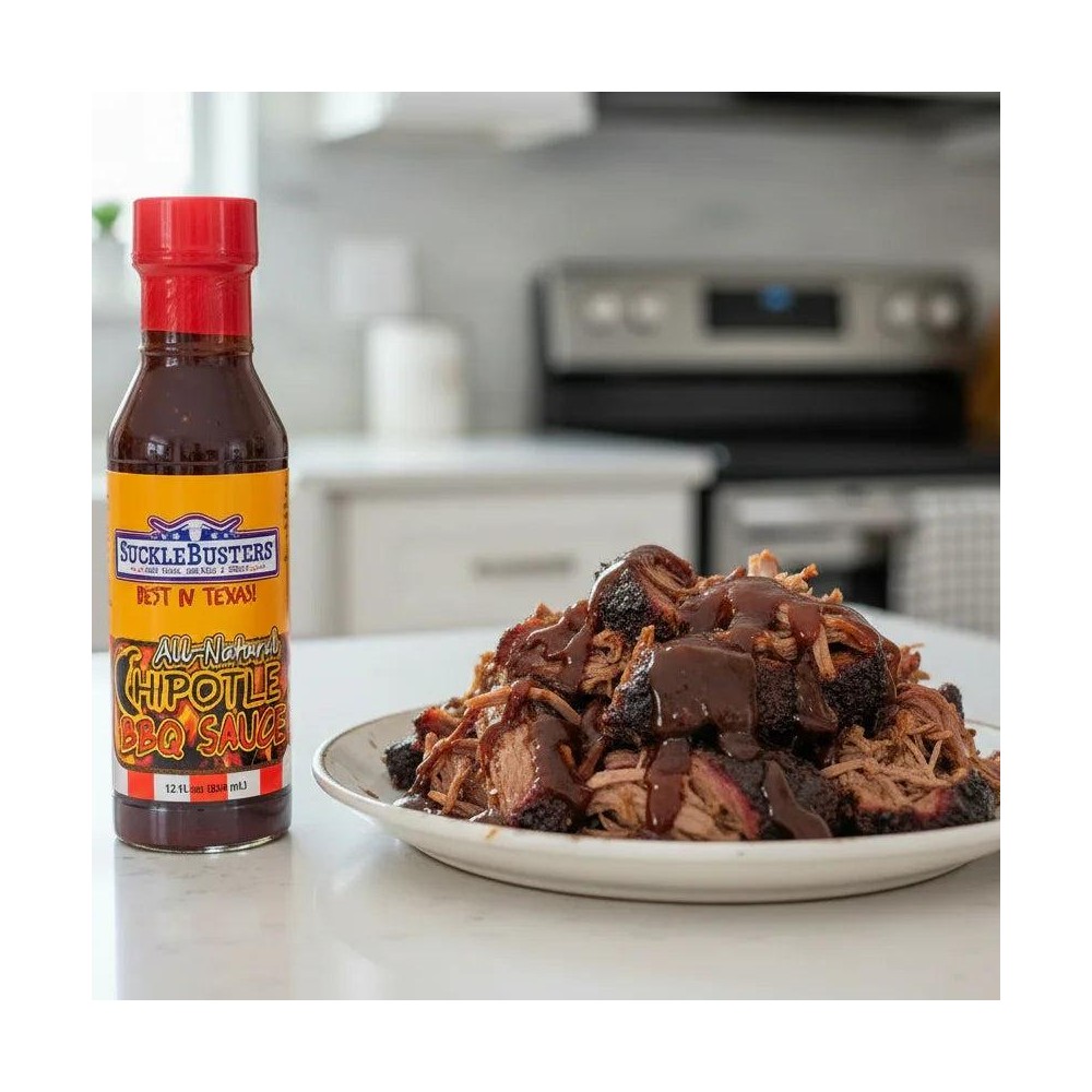 SBBQ060 (SUCKLEBUSTERS) SAUCE BBQ CHIPOTLE 12 OZ