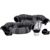 D04-0675 (VALTERRA) ENSEMBLE DE TUYAU D'ÉVACUATION SILVERBACK 20 PI AVEC ADAPTATEUR UNIVERSEL 90°