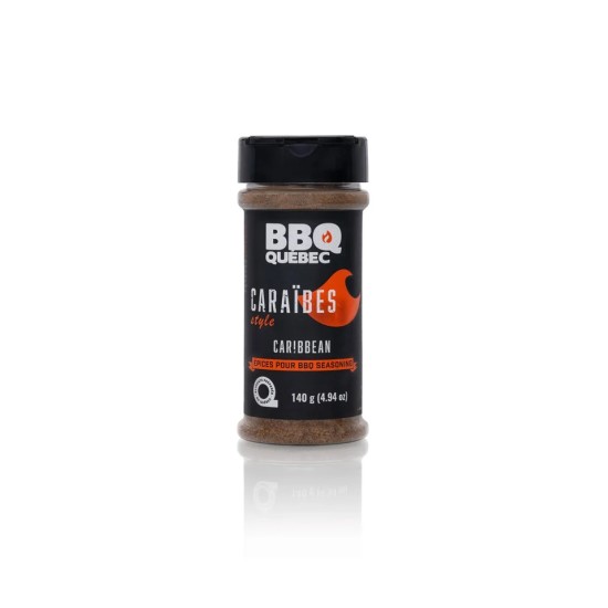 QC0017 (BBQ QUÉBEC) ÉPICE CARAÏBES 140 G