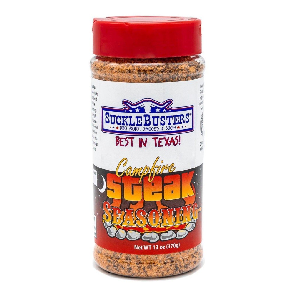 SBCF005 (SUCKLEBUSTERS) ASSAISONNEMENT À STEAK SAVEUR FEU DE CAMP, 13 OZ