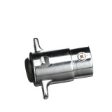 4P-102V (POLLAK) 4-POLE ROUND TRAILER END CONNECTOR – CHROME PLATED