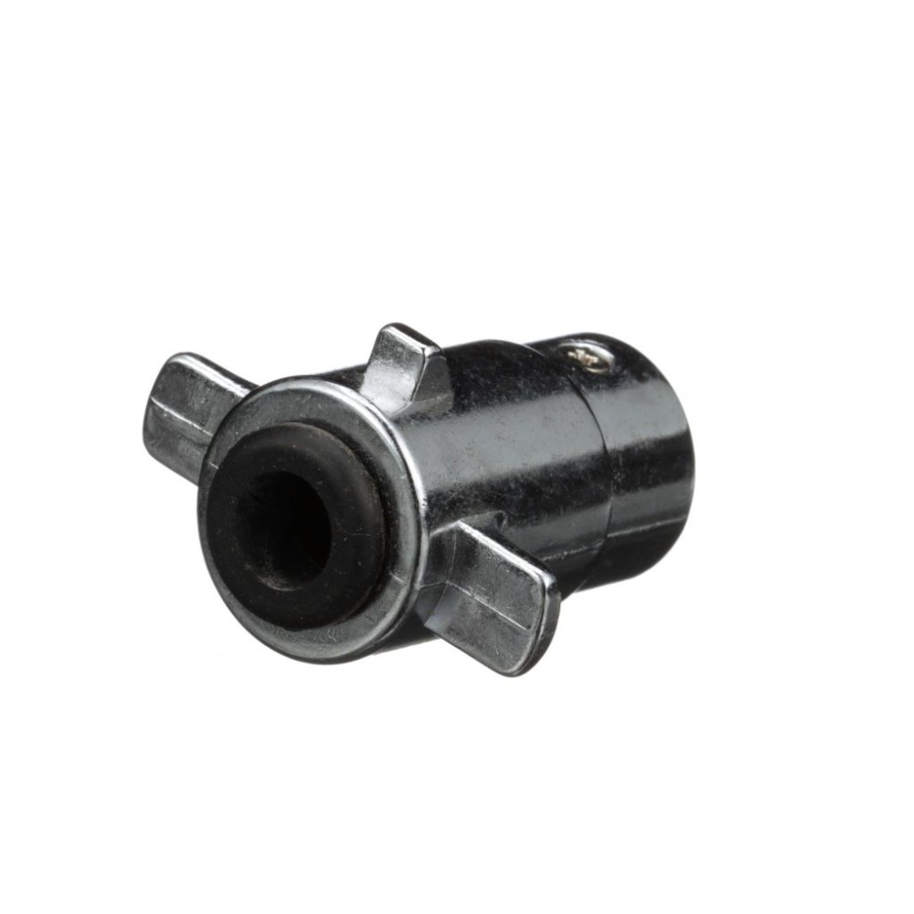 4P-102V (POLLAK) 4-POLE ROUND TRAILER END CONNECTOR – CHROME PLATED