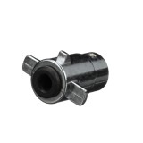 4P-102V (POLLAK) 4-POLE ROUND TRAILER END CONNECTOR – CHROME PLATED