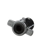 4P-102V (POLLAK) 4-POLE ROUND TRAILER END CONNECTOR – CHROME PLATED