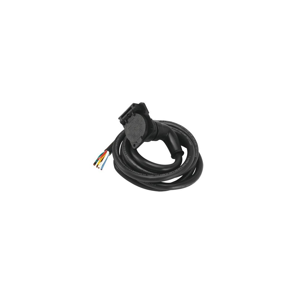 (BARGMAN) TRAILER WIRING CONNECTOR 7-WAY 7FEET