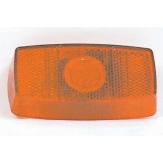 MFL349A (CLARTEC) LENTILLE DE FEU RECTANGULAIRE AMBRE