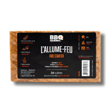 QC1302 (BBQ QUÉBEC) ALLUME-FEU BBQ – PAQUET DE 24 CUBES