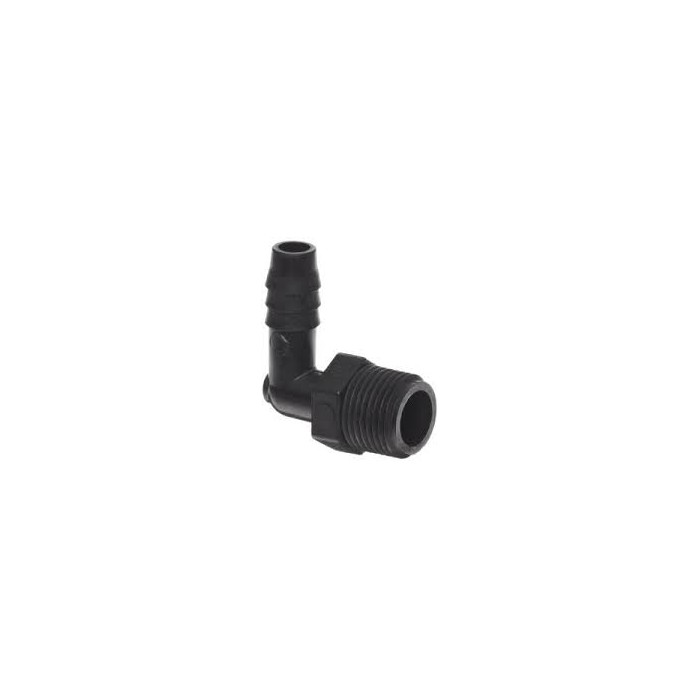 679-2 (CORDS) COUDE 90° 1/4 PO MPT X 1/2 PO BARB