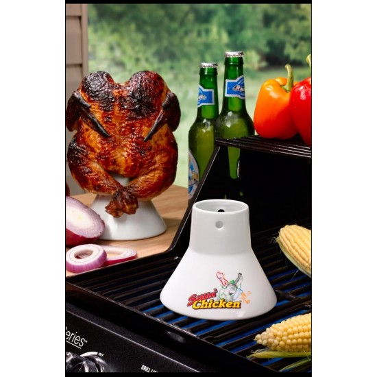 CKH-SCS-086 (BBQ) SUPPORT DE CUISSON SITTIN' CHICKEN POUR POULET