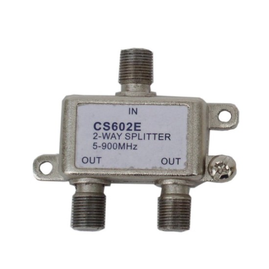 08-8012 (PRIME PRODUCTS) RÉPARTITEUR DE CÂBLE COAXIAL POUR TÉLÉVISION, 2 SORTIES