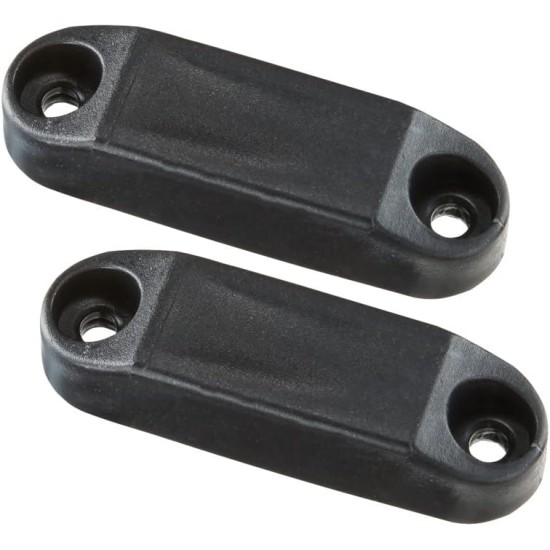 L607 (RV DESIGNER) ENSEMBLE D’ATTACHES MAGNÉTIQUES NOIRES POUR PORTES DE COMPARTIMENT DE VR, PAIRE