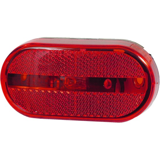 MC31RBP (OPTRONICS) LENTILLE DE REMPLACEMENT ROUGE POUR FEU DE GABARIT OVALE MC31