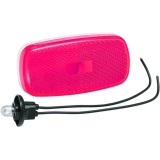 34-59-001 (BARGMAN) LUMIÈRE DE GABARIT ROUGE 59 AVEC BASE BLANCHE