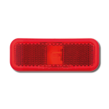 MC44RBP (OPTRONICS) FEU DE POSITION ET MARQUEUR LATÉRAL ROUGE RECTANGULAIRE AVEC RÉFLECTEUR