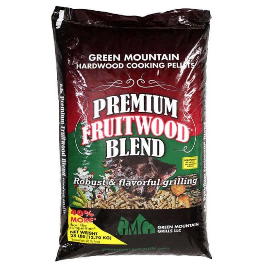 (BBQ) GRANULE 28LB BOIS FRUITIERS MELANGE