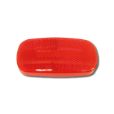 A44RBP (OPTRONICS) LENTILLE ROUGE DE FEU DE POSITION RECTANGULAIRE