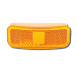 A44ABP (OPTRONICS) LENTILLE AMBRE DE FEU DE POSITION LATÉRAL OVAL