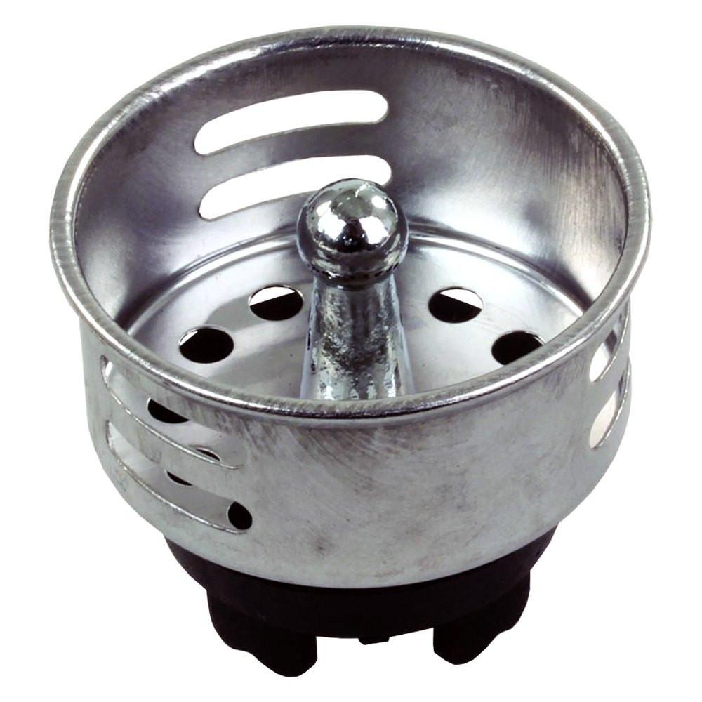 95005 (JR PRODUCTS) PANIER-FILTRE DE RECHANGE À INSERTION POUR BONDE D’ÉVIER, ACIER