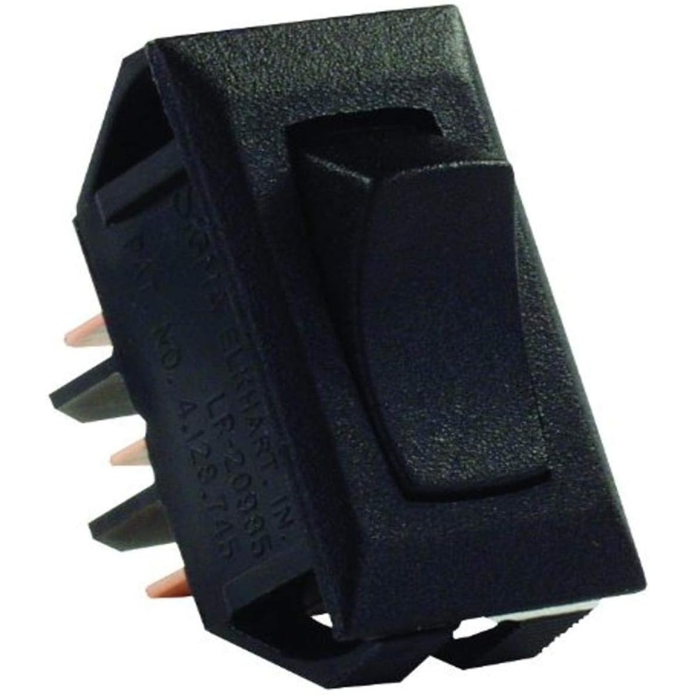 12625 (JR PRODUCTS) INTERRUPTEUR À BASCULE 12 V, ON/ON, NOIR