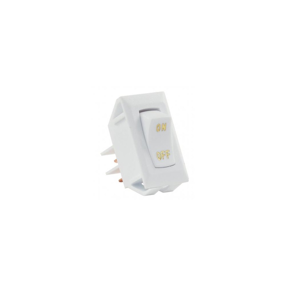12585 (JR PRODUCTS) INTERRUPTEUR MARCHE/ARRÊT BLANC 12 V