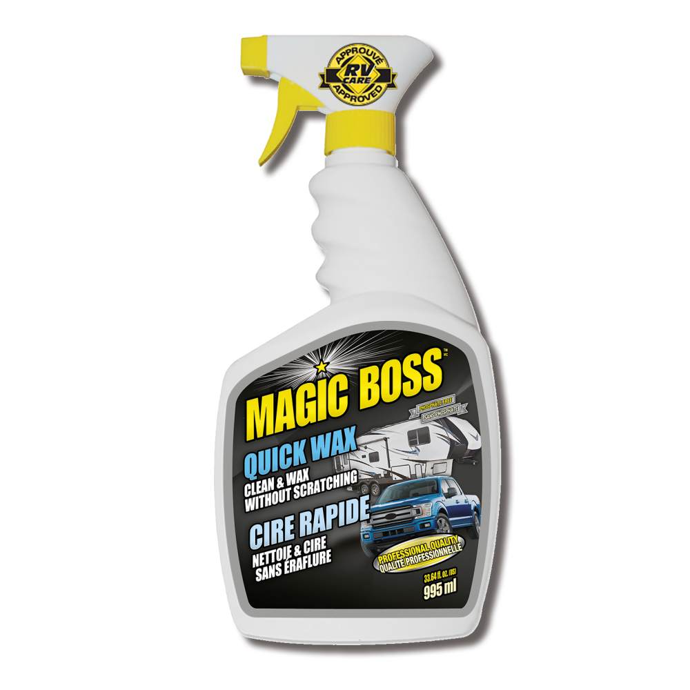 1900 (MAGIC BOSS) CIRE RAPIDE NETTOIE, CIRE ET PROTÈGE 995 ML
